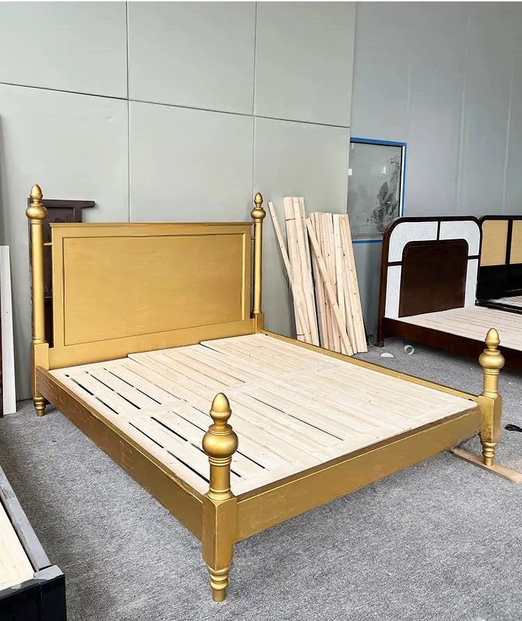 Maelys Light Luxury Princess Style Wedding Bed