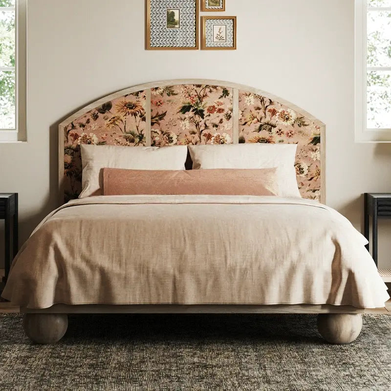 Tali Elegant Classical Style Wooden Bed