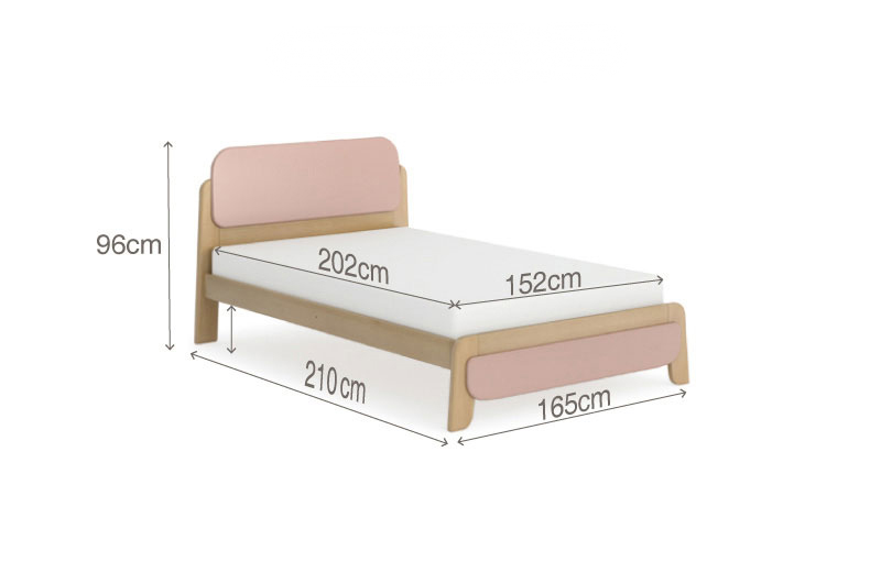 Aurelius imported solid wood bed