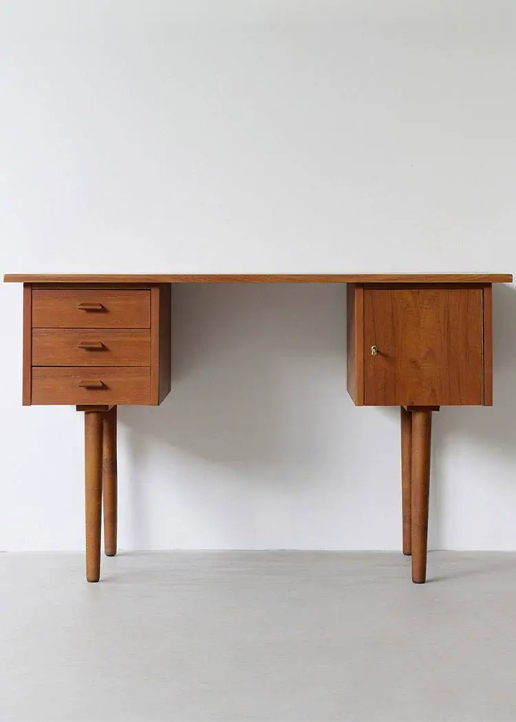 Gaston Custom Minimalist Wood Study Desk