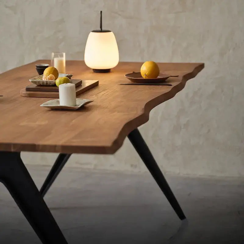 Enea Solid Wood Antique Large Dining Table
