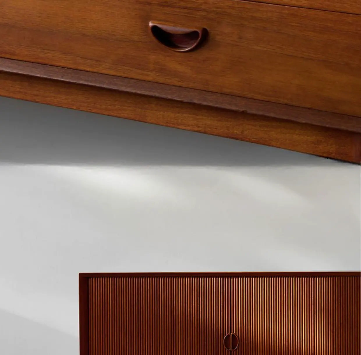 Albin Vintage Danish Cherry Wood Sideboard