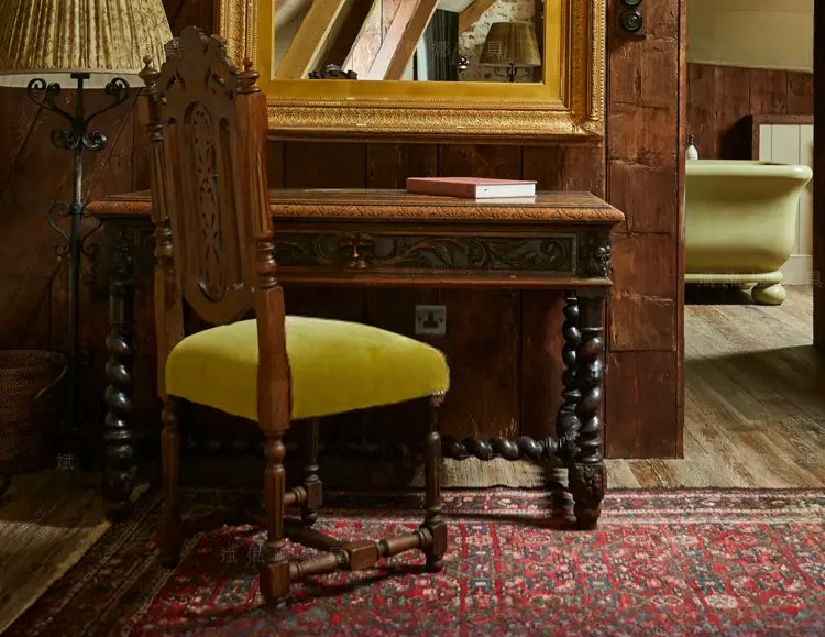 Nicolette Retro Luxury Neoclassical Master Bedroom Bed