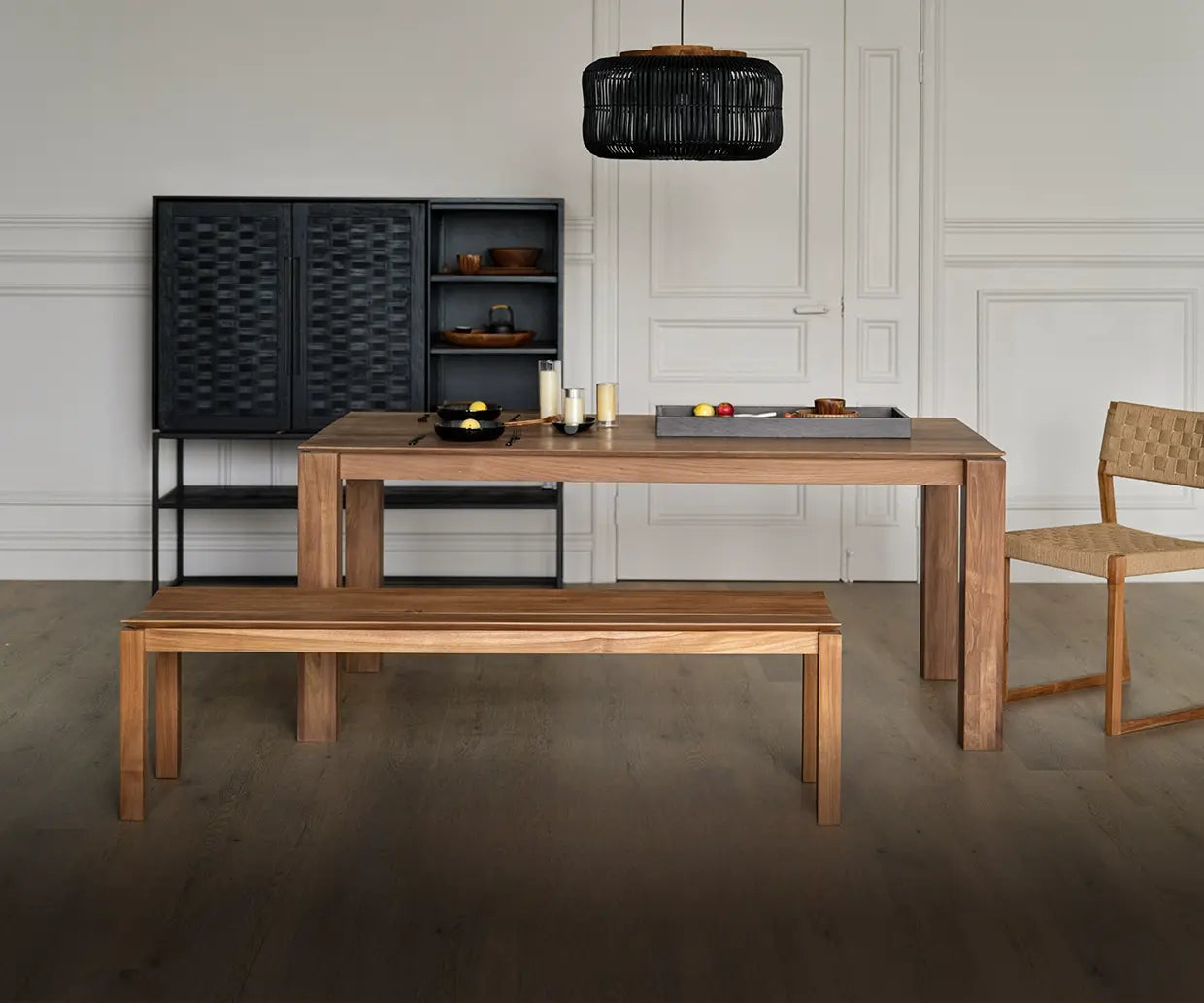 Zephyr Pure Teak Wooden Antique Style Bench