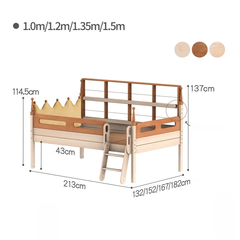 Léandre Kids Bed with Storage