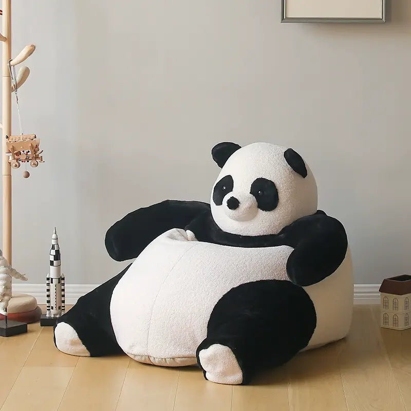 Baylen Cartoon Panda Bean Bag Kids Sofa