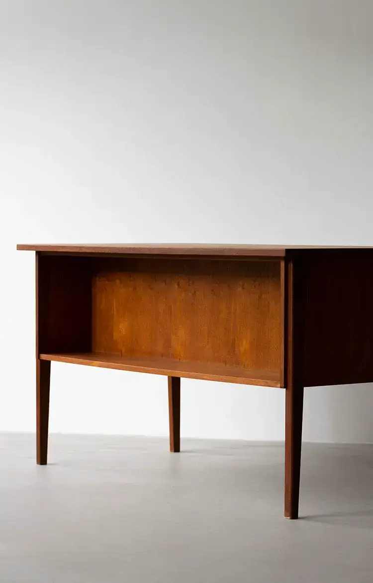 Aloys Modern Boxwood Cherry Writing Table