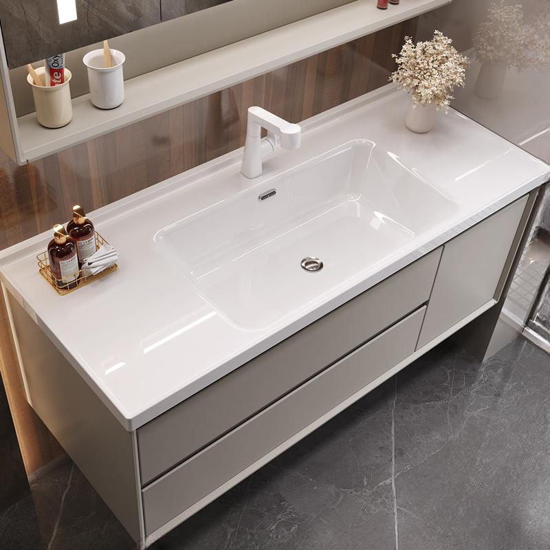 Athena Oak Bathroom Vanity with Smart Mirror