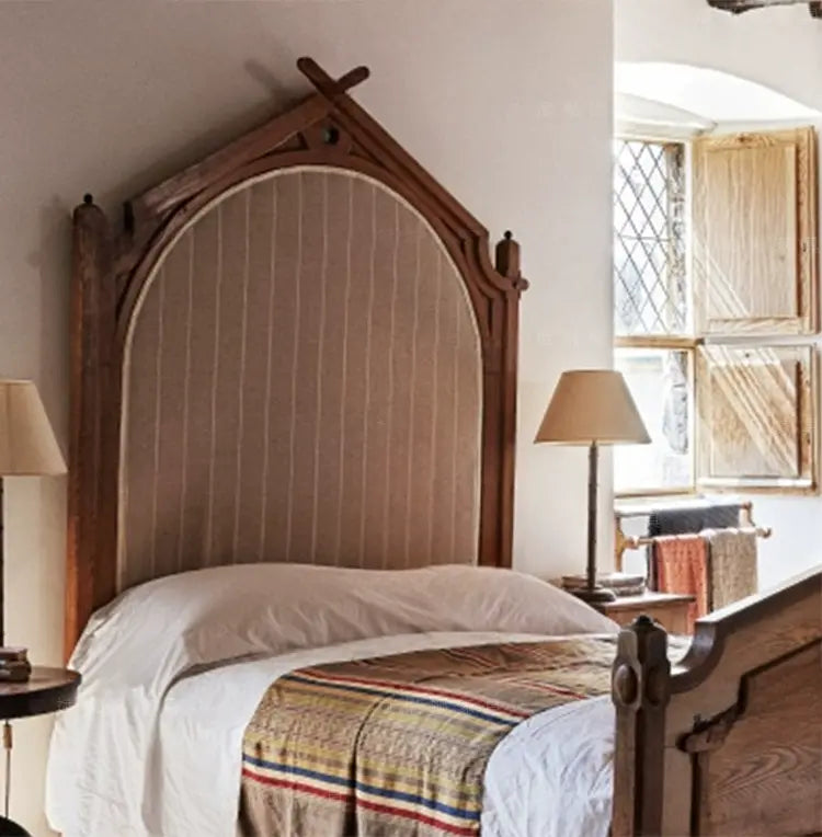 Landry Solid Wood Fabric Princess Bed