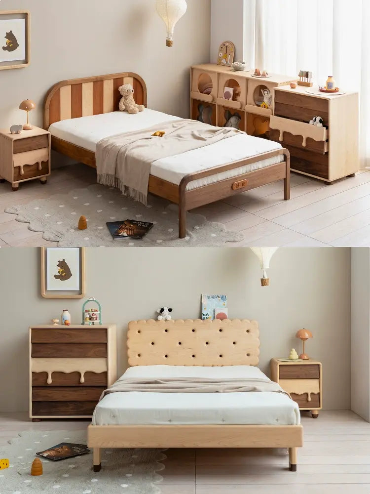 Pierre Milk Maple Kids Solid Wood Dresser