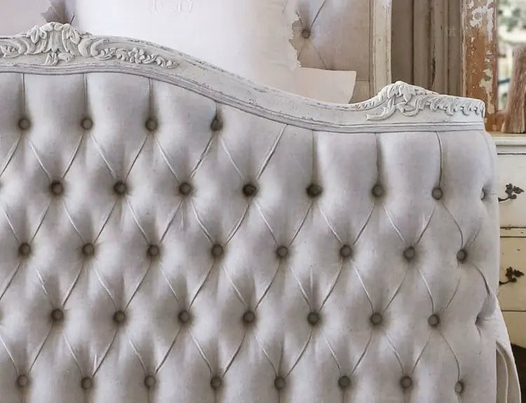 Fiorella Handcrafted Solid Wood Soft Bed