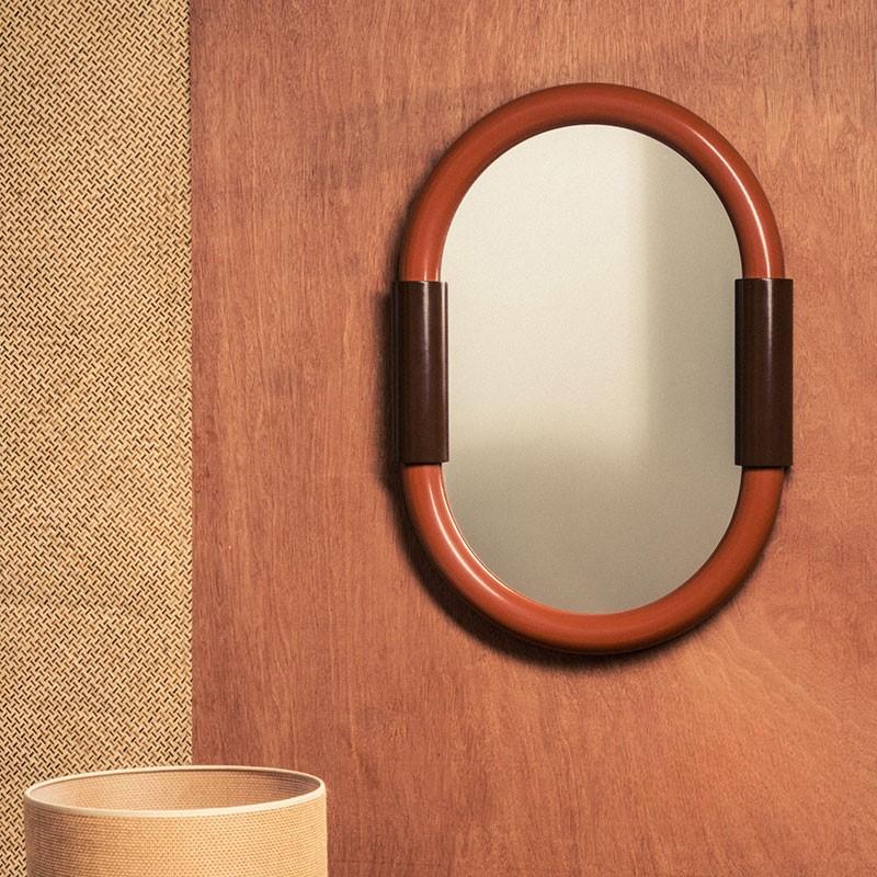 Aiden Oval Wall-Mounted Bathroom Mirror