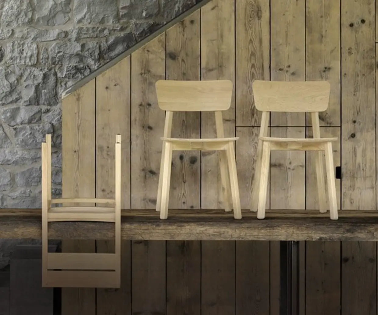 Silvano Second-Hand Pure Oak Dining Chair
