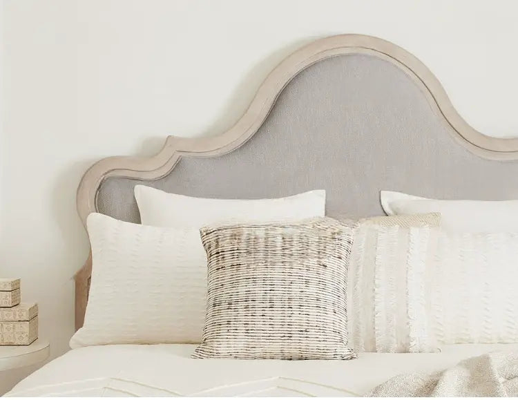 Devere Light Luxury Neoclassical Wedding Bed