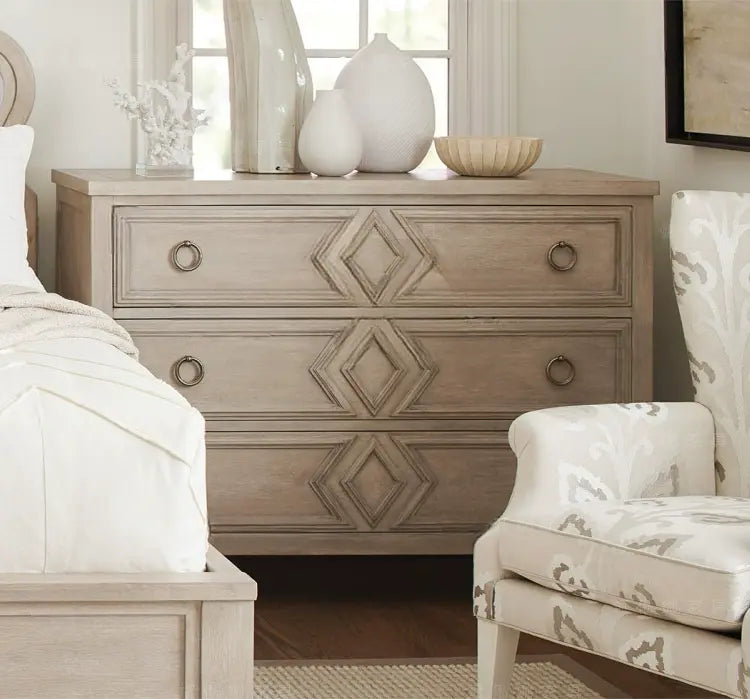 Devere Light Luxury Neoclassical Wedding Bed