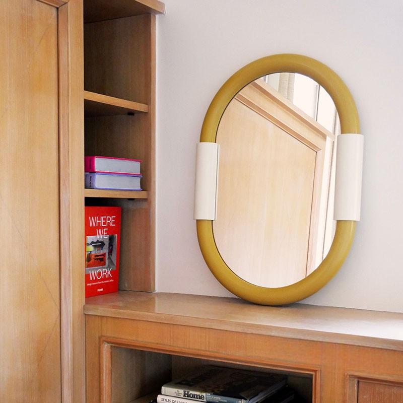Aiden Oval Wall-Mounted Bathroom Mirror