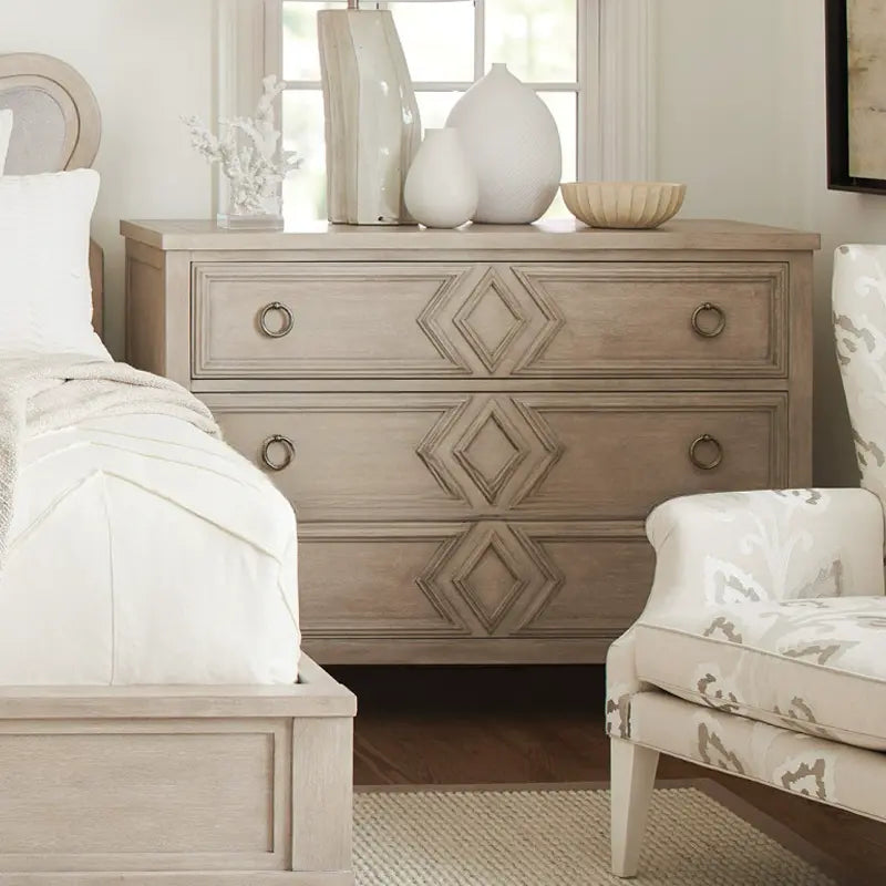 Devere Light Luxury Neoclassical Wedding Bed