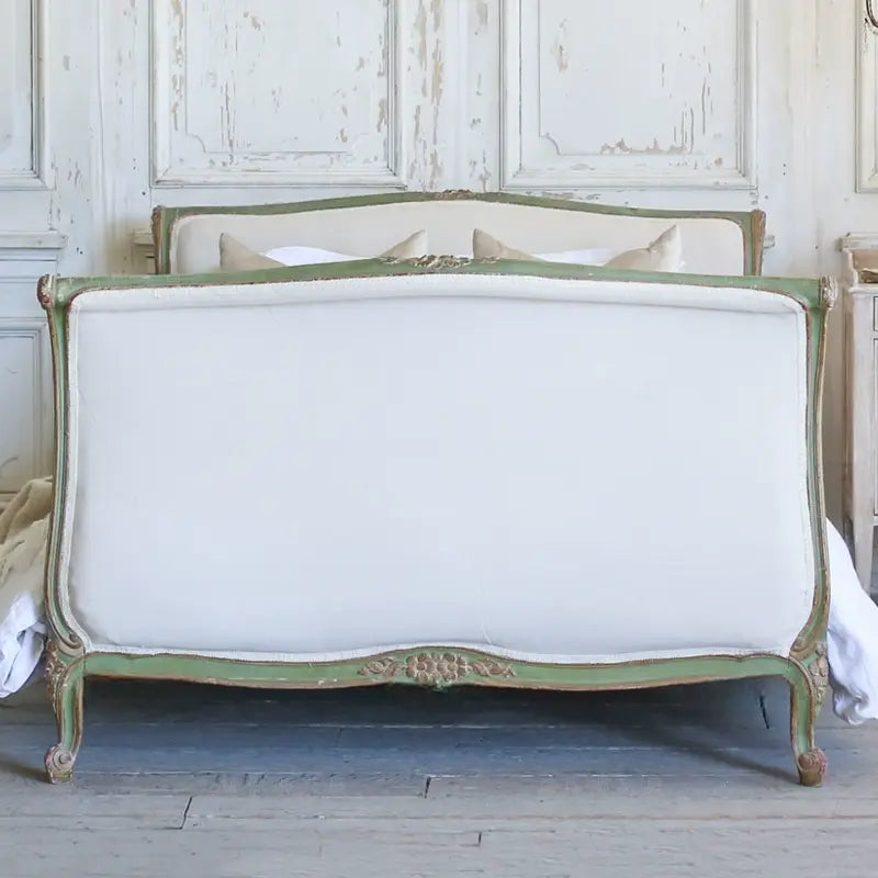 Viola Retro Carved Solid Wood Double Bed