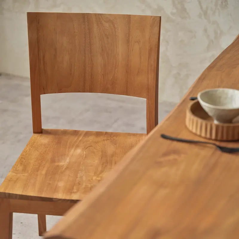 Lucien Pure Teak Wood Vintage Dining Chair