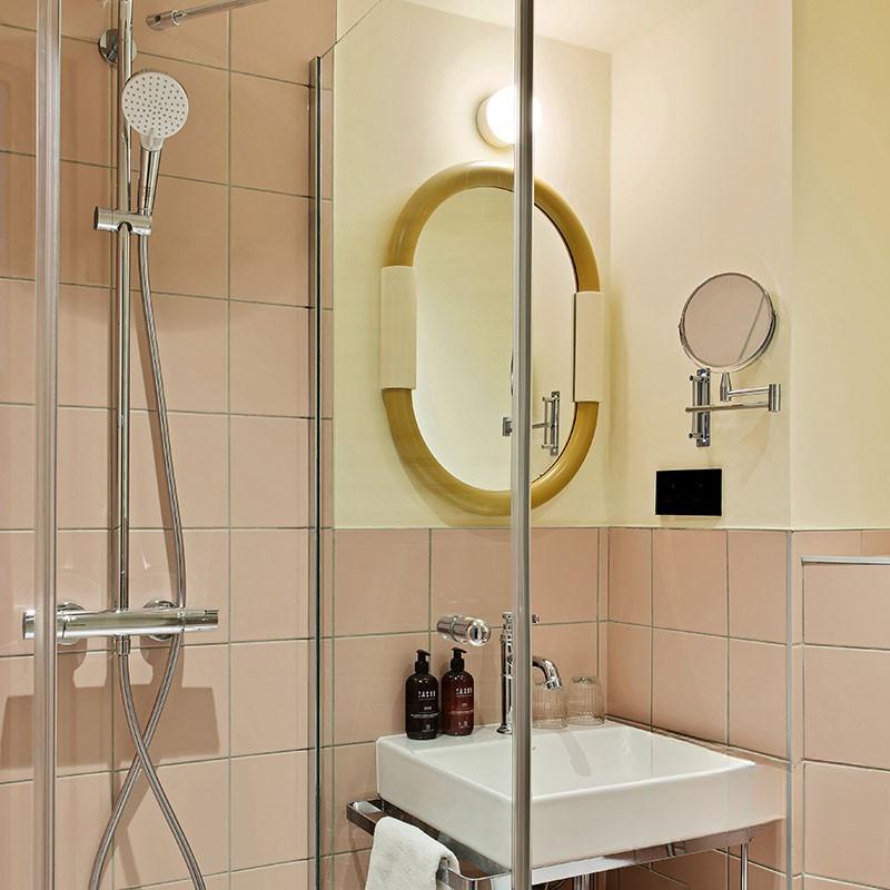 Aiden Oval Wall-Mounted Bathroom Mirror