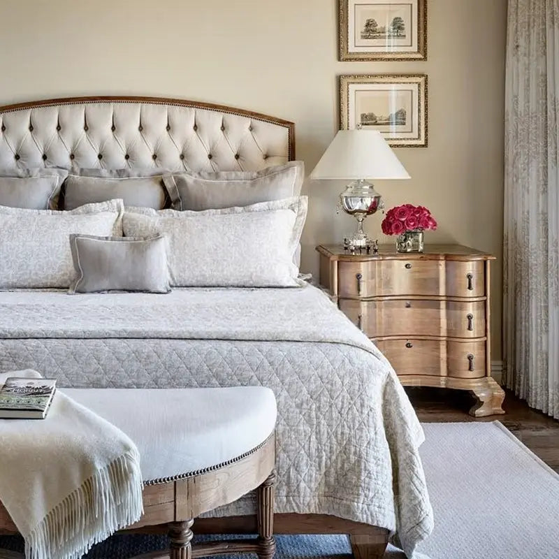 Lunette Luxury Soft-Covered Double Bed Design
