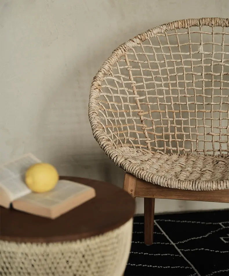 Ettore High-End Middle-Aged Style Teak Chair