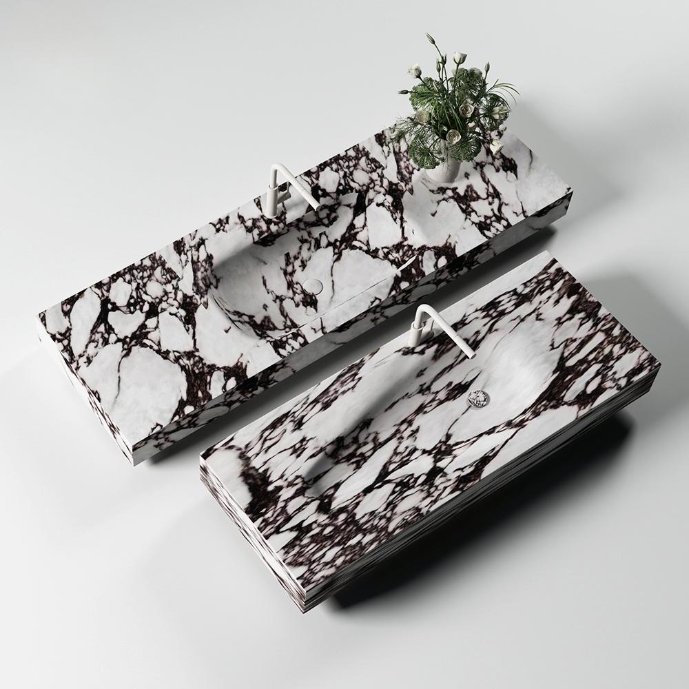 Jonah Fish Belly White Marble Sink