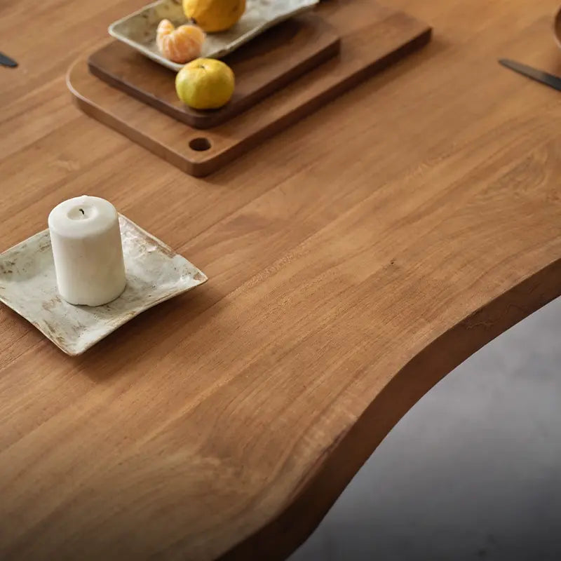 Enea Solid Wood Antique Large Dining Table