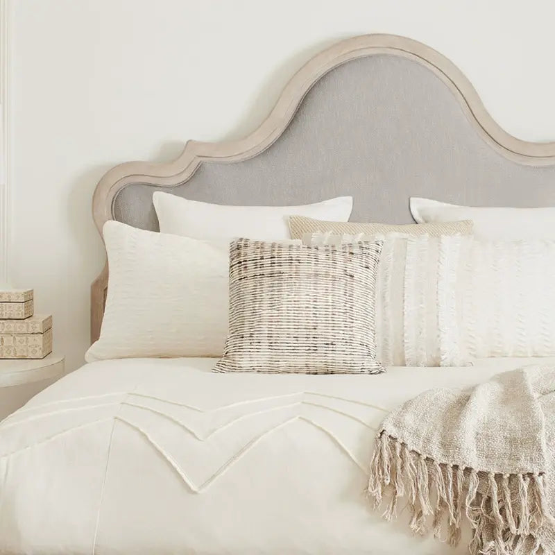 Devere Light Luxury Neoclassical Wedding Bed