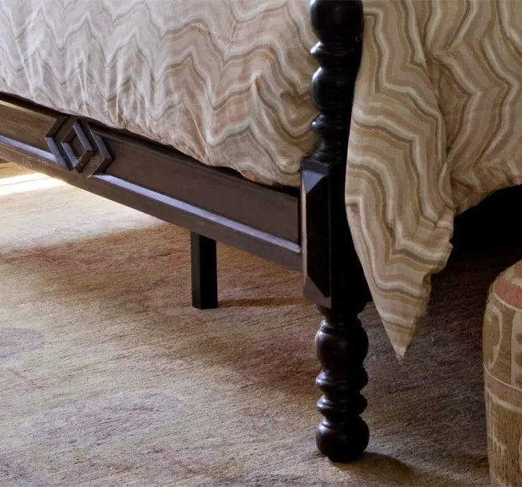 Deveraux Retro Solid Wood Princess Bed