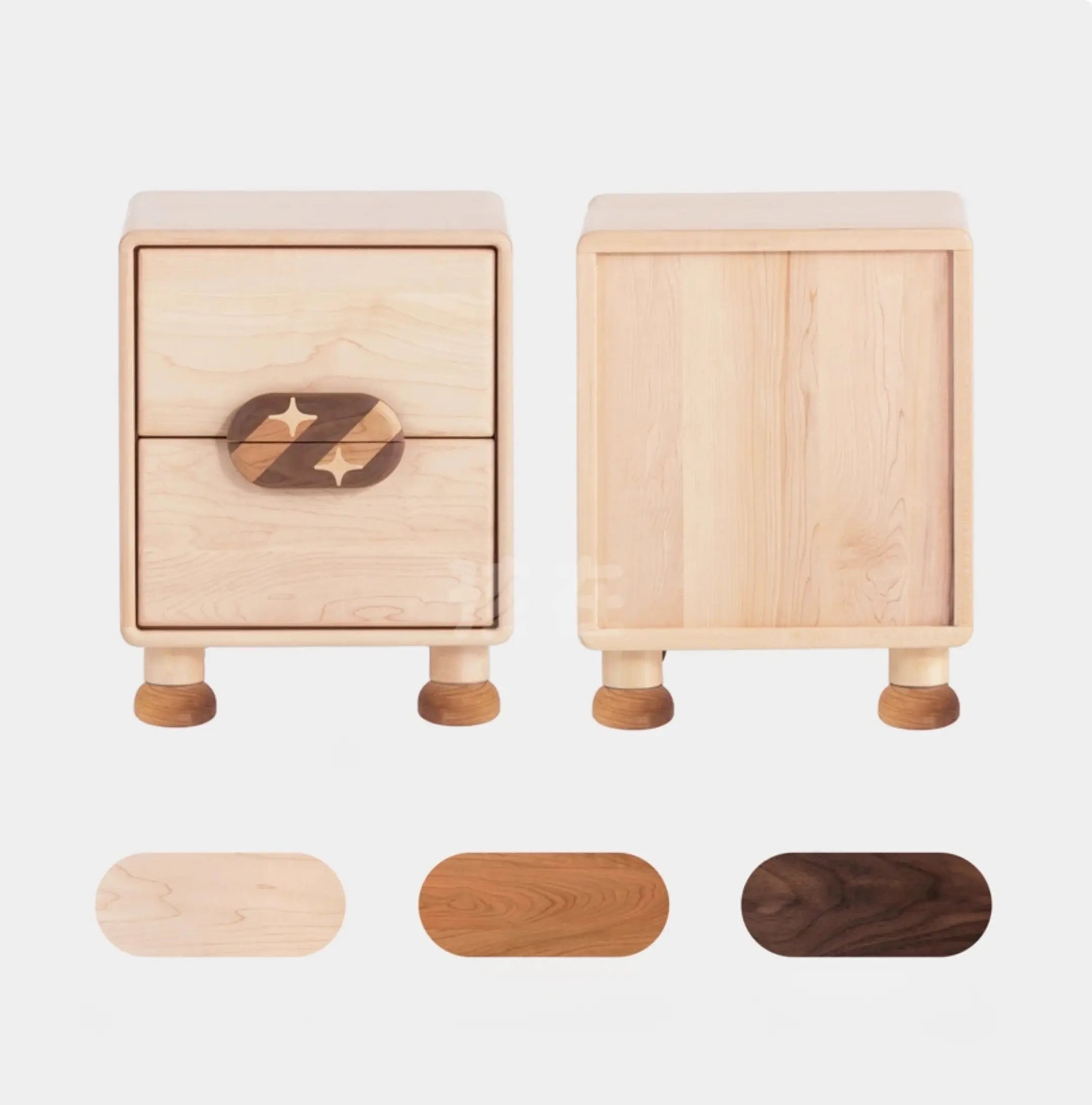 Monty Starry Sky Kids Solid Wood Cabinet