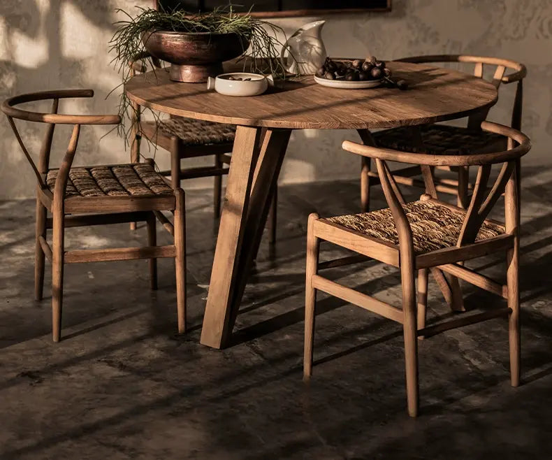 Elisa Solid Wood Medieval Style Dining Chair