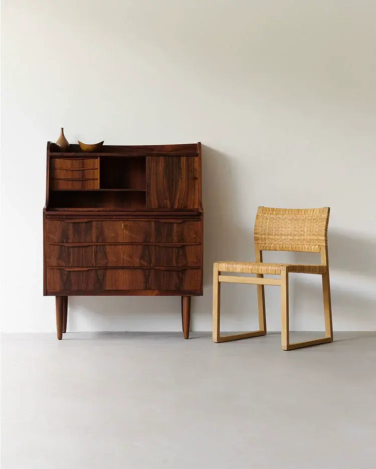 Noemi Solid Wood Cabinet with Chest Drawers