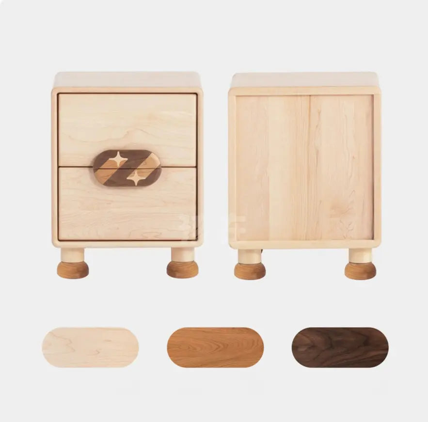 Monty Starry Sky Kids Solid Wood Cabinet