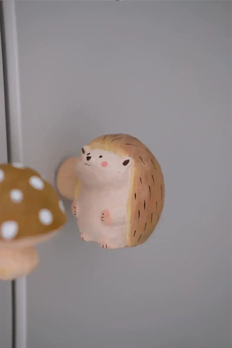 Borelly Squirrel Wooden Door Hook Handle