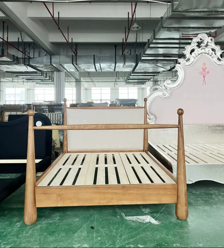 Iolanthe Elegant Master Bedroom Solid Wood Bed