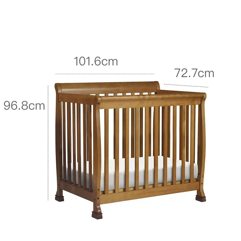 Enzo Solid Wood Mini Baby Bed