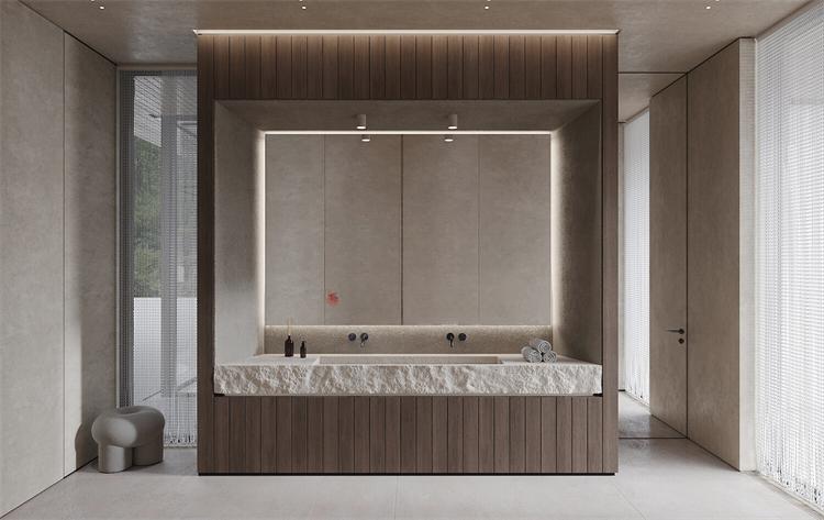 Ayesha Wabi-Sabi Stone Double Basin