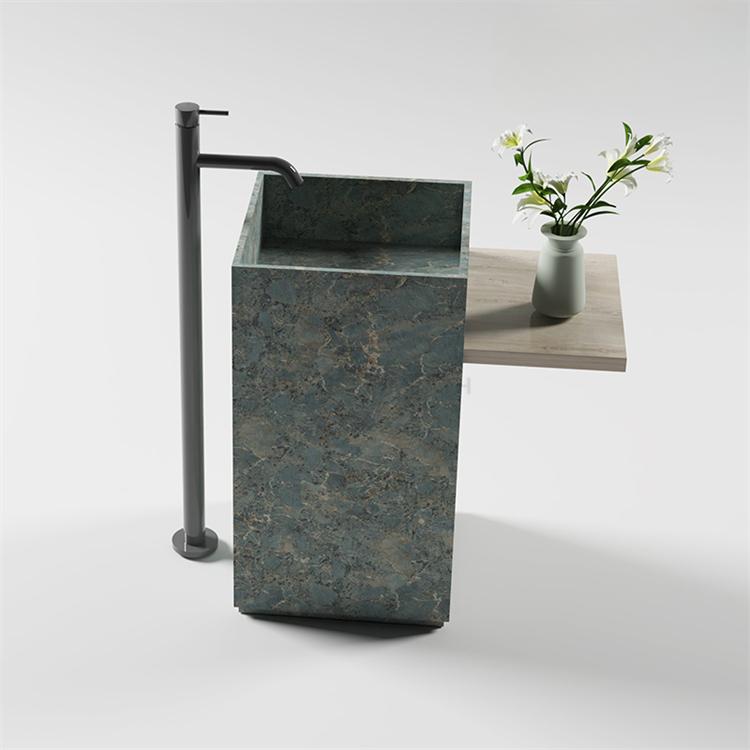 Gideon Purple Rock Pedestal Basin