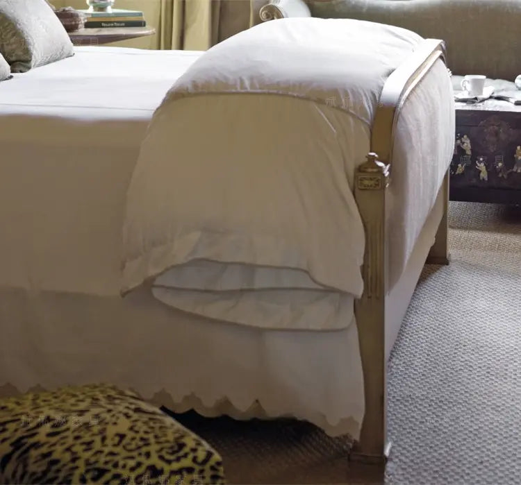 Marcellus Light Luxury Princess Style Wedding Bed