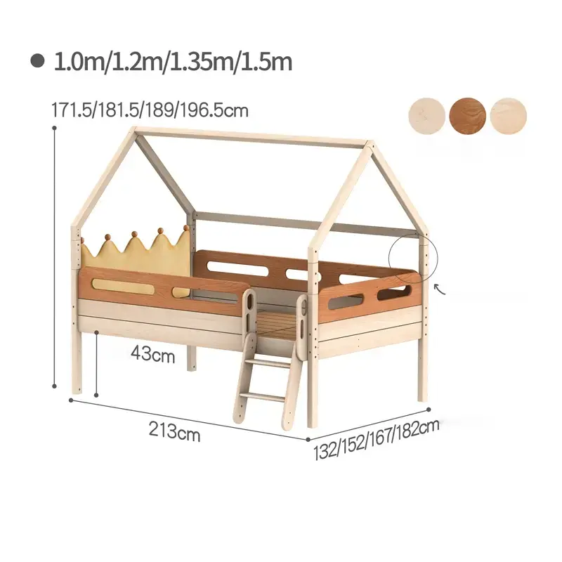 Léandre Kids Bed with Storage