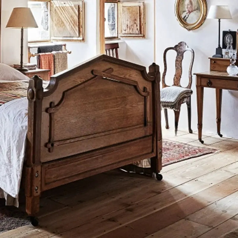 Landry Solid Wood Fabric Princess Bed