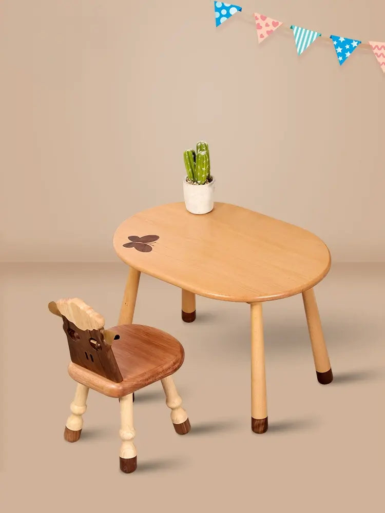 Ciel Liftable Solid Wood Kids Table