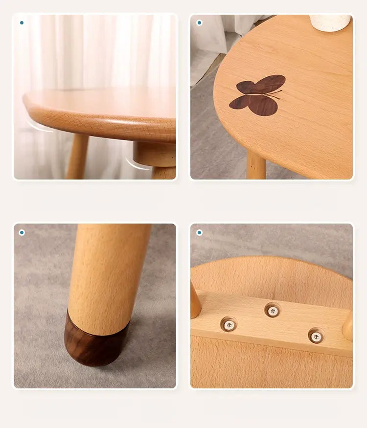 Ciel Liftable Solid Wood Kids Table
