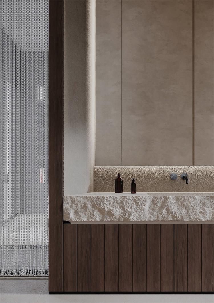 Ayesha Wabi-Sabi Stone Double Basin