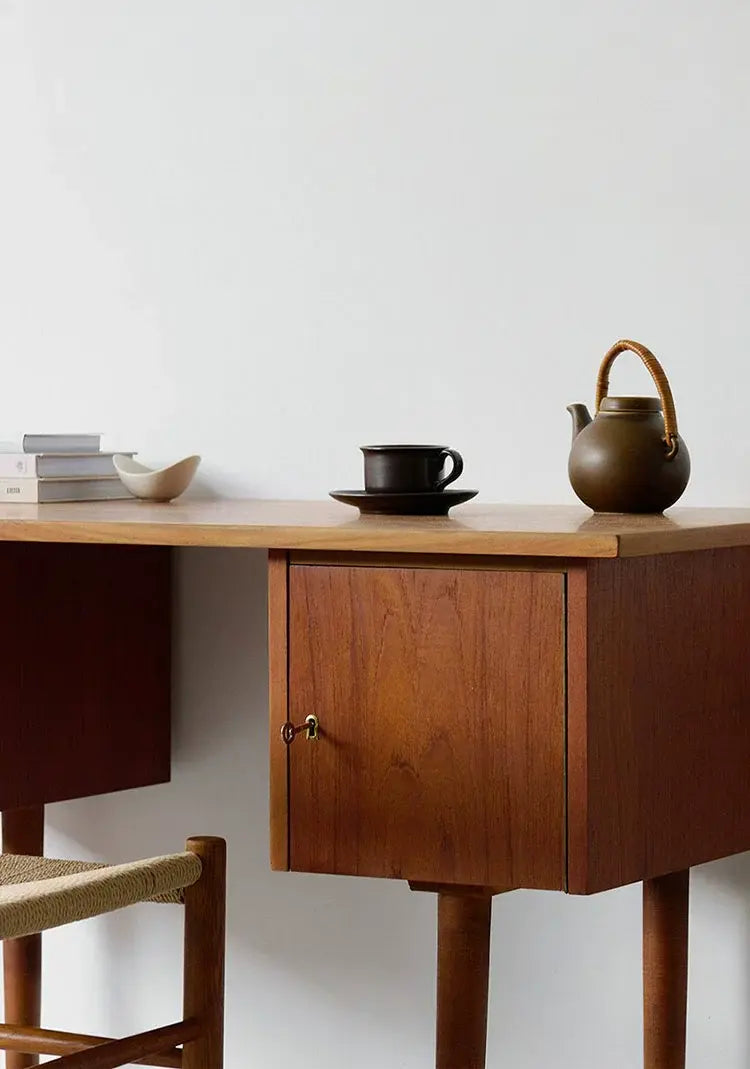 Gaston Custom Minimalist Wood Study Desk