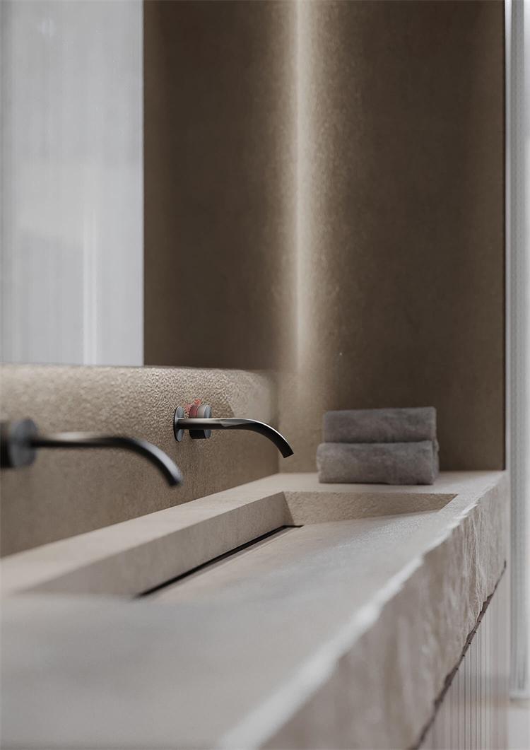 Ayesha Wabi-Sabi Stone Double Basin