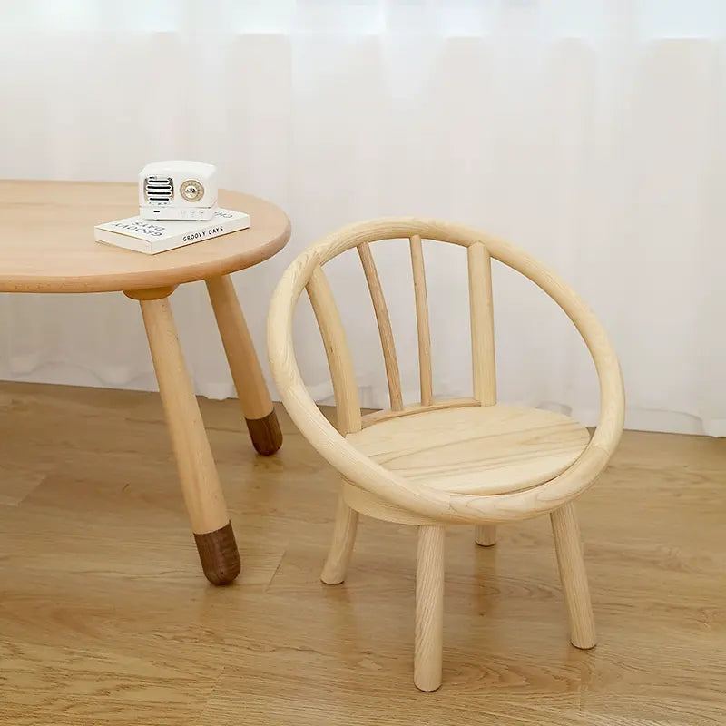 Borelly Solid Wood Kids Backrest Study Chair