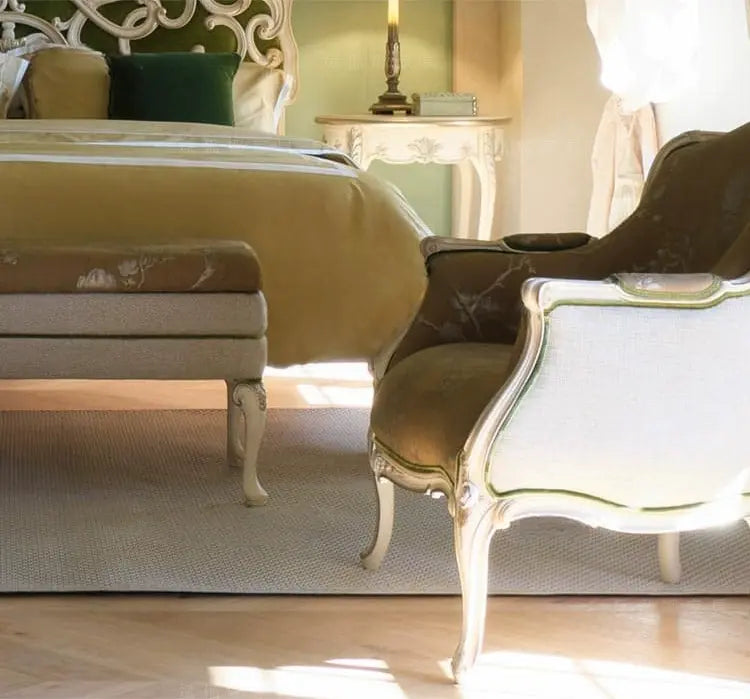 Heloise Elegant Solid Wood Double Bed