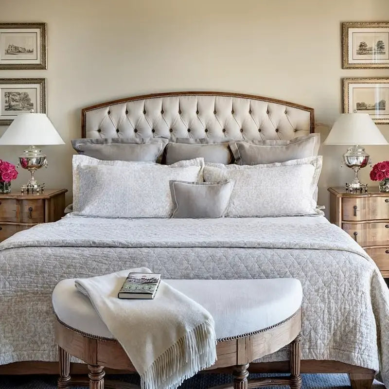 Lunette Luxury Soft-Covered Double Bed Design